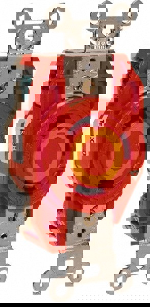 Straight Blade Single Receptacle: NEMA L5-30R, 30 Amps, Isolated Ground